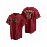 Men's Arizona Diamondbacks #40 Madison Bumgarner Nike Red Replica Alternate Jersey