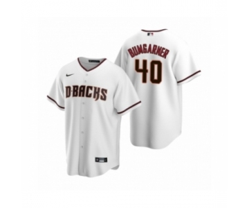 Men's Arizona Diamondbacks #40 Madison Bumgarner Nike White Replica Home Jersey