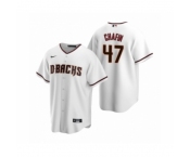 Men's Arizona Diamondbacks #47 Andrew Chafin Nike White Replica Home Jersey