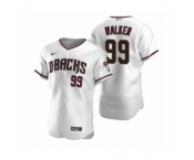 Men's Arizona Diamondbacks #99 Taijuan Walker Nike White Crimson Authentic 2020 Home Jersey