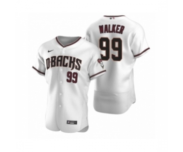 Men's Arizona Diamondbacks #99 Taijuan Walker Nike White Crimson Authentic 2020 Home Jersey