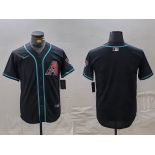 Men's Arizona Diamondbacks Blank Black Cool Base Limited Stitched Jersey