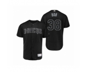 Men's Diamondbacks #38 Robbie Ray Bob Black 2019 Players Weekend Authentic Jersey