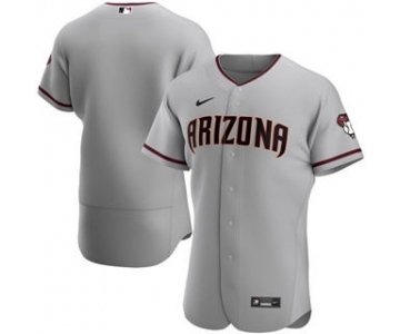 Men's Nike Arizona Diamondbacks 2020 Gray Road Authentic Baseball Team Jersey