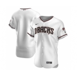 Men's Nike Arizona Diamondbacks 2020 White Crimson Authentic Home Team Baseball Jersey