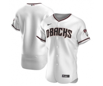 Men's Nike Arizona Diamondbacks 2020 White Crimson Authentic Home Team Baseball Jersey