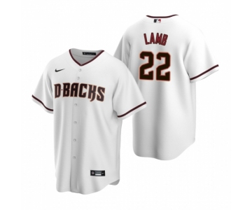 Men's Nike Arizona Diamondbacks #22 Jake Lamb White Home Stitched Baseball Jersey