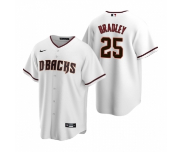 Men's Nike Arizona Diamondbacks #25 Archie Bradley White Home Stitched Baseball Jersey