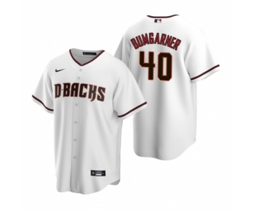 Men's Nike Arizona Diamondbacks #40 Madison Bumgarner White Home Stitched Baseball Jersey