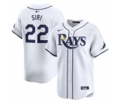 Men Tampa Bay Rays #22 Jose Siri White Home Limited Stitched Baseball Jersey