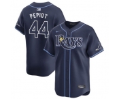 Men Tampa Bay Rays #44 Ryan Pepiot Navy 2024 Away Limited Stitched Baseball Jersey