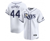 Men Tampa Bay Rays #44 Ryan Pepiot White 2024 Home Limited Stitched Baseball Jersey