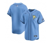 Men Tampa Bay Rays Blank Light Blue Alternate Limited Stitched Baseball Jersey