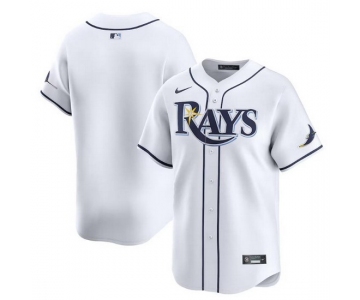 Men Tampa Bay Rays Blank White Home Limited Stitched Baseball Jersey