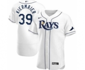 Men's Nike Rays #39 Kevin Kiermaier White 2020 Baseball Flexbase Jersey