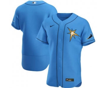 Men's Nike Tampa Bay Rays 2020 Light Blue Alternate Authentic Team Baseball Jersey