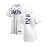 Men's Nike Tampa Bay Rays #21 Cody Reed White Home 2020 Authentic Player Baseball Jersey