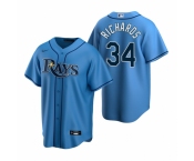 Men's Nike Tampa Bay Rays #34 Trevor Richards Light Blue Alternate Stitched Baseball Jersey