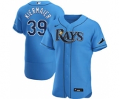 Men's Nike Tampa Bay Rays #39 Kevin Kiermaier 2020 Light Blue Alternate Authentic Player Baseball Jersey