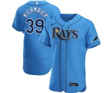 Men's Nike Tampa Bay Rays #39 Kevin Kiermaier 2020 Light Blue Alternate Authentic Player Baseball Jersey