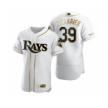 Men's Nike Tampa Bay Rays #39 Kevin Kiermaier White 2020 Authentic Golden Edition Baseball Jersey