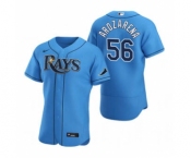 Men's Nike Tampa Bay Rays #56 Randy Arozarena Light Blue Alternate 2020 Authentic Player Baseball Jersey