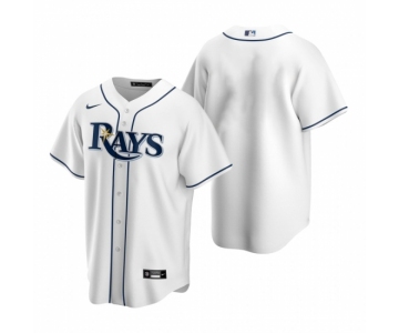 Men's Nike Tampa Bay Rays Blank White Home Stitched Baseball Jersey