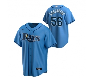 Men's Tampa Bay Rays #56 Randy Arozarena Blue Cool Base Stitched Baseball Jersey