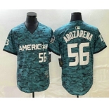 Men's Tampa Bay Rays #56 Randy Arozarena Teal 2023 All Star Cool Base Stitched Jersey