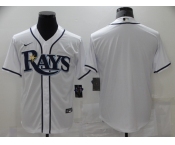 Men's Tampa Bay Rays Blank White Cool Base Nike Jersey