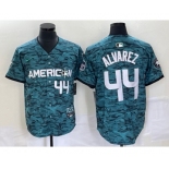 Men's Houston Astros #44 Yordan Alvarez Teal 2023 All Star Cool Base Stitched Baseball Jersey