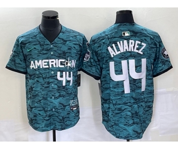 Men's Houston Astros #44 Yordan Alvarez Teal 2023 All Star Cool Base Stitched Baseball Jersey