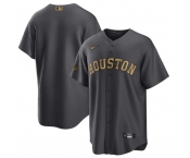 Men's Houston Astros Blank Charcoal 2022 All-Star Cool Base Stitched Baseball Jersey