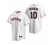 Men's Nike Houston Astros #10 Yuli Gurriel White Home Stitched Baseball Jersey