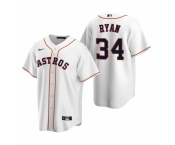 Men's Nike Houston Astros #34 Nolan Ryan White Home Stitched Baseball Jersey