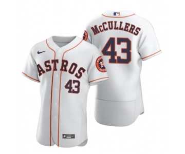 Men's Nike Houston Astros #43 Lance McCullers White Flexbase Authentic Stitched Baseball Jersey