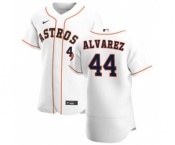 Men's Nike Houston Astros #44 Yordan Alvarez White Home 2020 Authentic Player Baseball Jersey