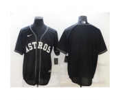 Men's Nike Houston Astros Blank Black Game Alternate Stitched Baseball Jersey