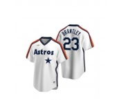 Nike Men's Houston Astros #23 Michael Brantley Authentic White M&N Baseball