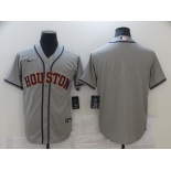 Nike Men's Majestic Houston Astros Blank Authentic Grey Cool Base Baseball Jersey