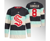 Men Seattle Kraken #8 Brian Dumoulin 2024 Deep Sea Blue Winter Classic Stitched Jersey