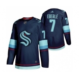 Men's Seattle #7 Kraken Jordan Eberle 2022 Home Navy Jersey