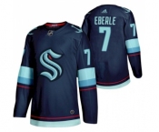 Men's Seattle #7 Kraken Jordan Eberle 2022 Home Navy Jersey