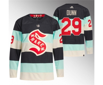 Men's Seattle Kraken #29 Vince Dunn Deep Sea Blue 2024 Winter Classic Primegreen Stitched Jersey