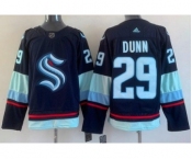 Men's Seattle Kraken #29 Vince Dunn Navy Authentic Jersey