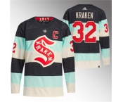 Men's Seattle Kraken #32 Kraken Deep Sea Blue 2024 Winter Classic Primegreen Stitched Jersey