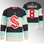 Men's Seattle Kraken #8 Brian Dumoulin Deep Sea Blue 2024 Winter Classic Primegreen Stitched Jersey