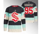 Men's Seattle Kraken #95 Andre Burakovsky Deep Sea Blue 2024 Winter Classic Primegreen Stitched Jersey