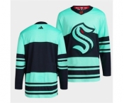 Men's Seattle Kraken Blank Ice Blue 2022-23 Reverse Retro Stitched Jersey