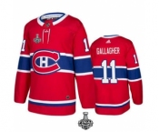 Men's Montreal Canadiens #11 Brendan Gallagher 2021 Red Stanley Cup Final Stitched Hockey Jersey